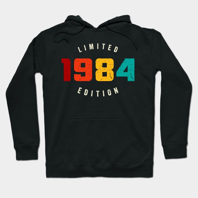 Vintage 1984 Limited Edition Birthday Gift Hoodie by Outfit Clothing